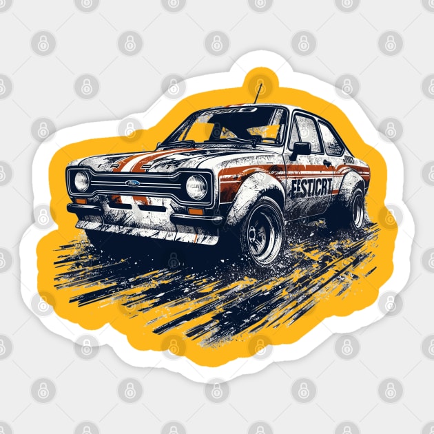 Ford Escort Sticker by Vehicles-Art